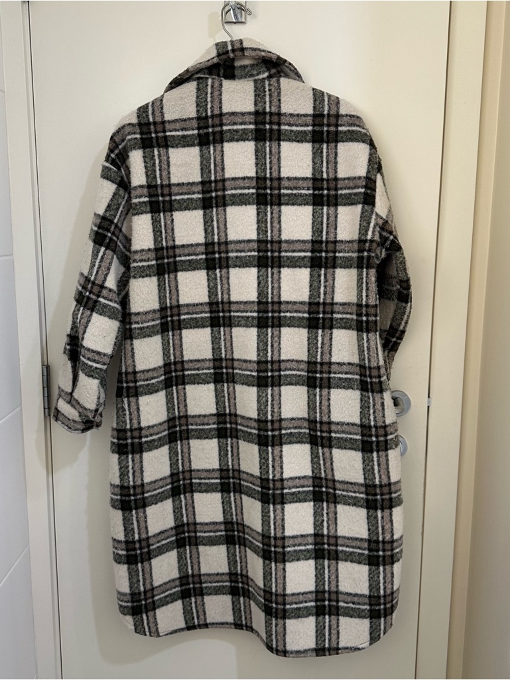 Plaid Long Shacket - Picture 2 of 3